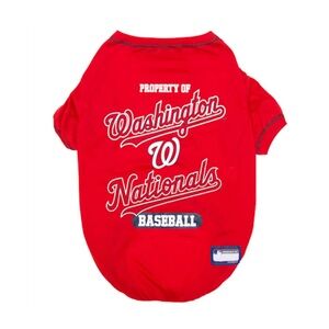 Pets First Washington Nationals MLB Dog T-Shirt, Size Small